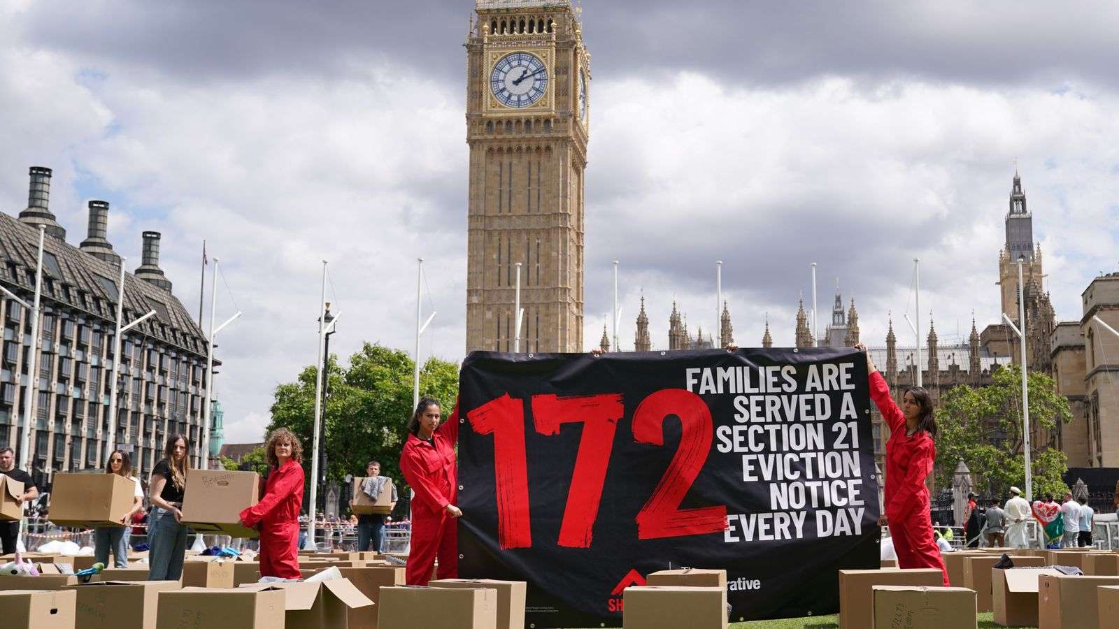 Renters express frustration over extended wait for ban on no fault evictions comparing timeline to Brexit