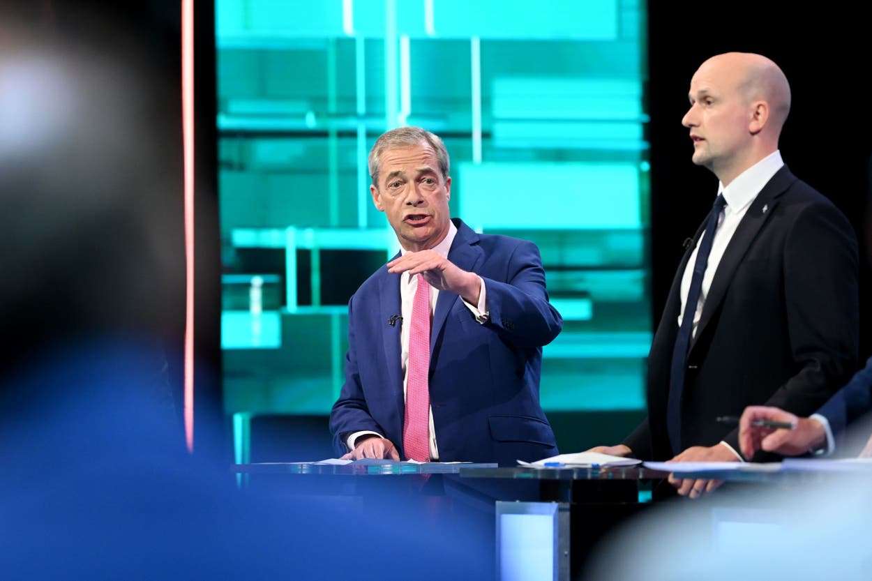 Sunak Soothes Tory Fears After Farage Debate Fallout